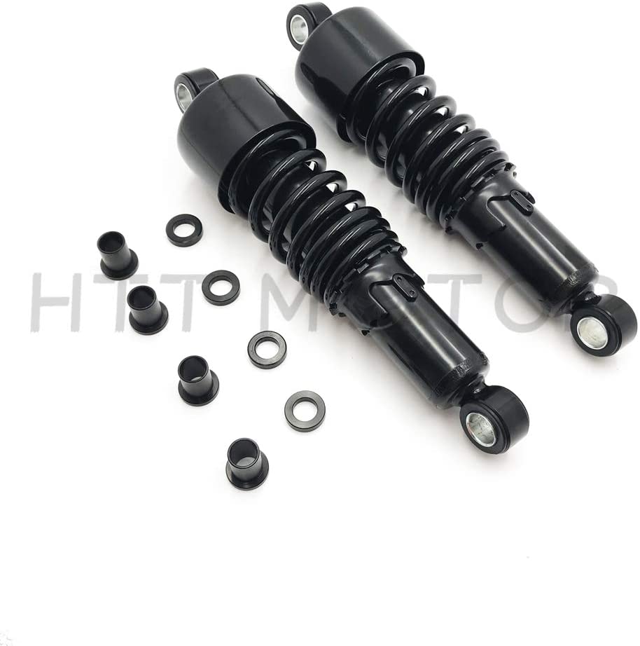HTTMT-LS003-Compatible-with-Black-10.5-Inches-Slammer-Lowering-Shocks-Pair-1984-2013-Harley-Sportster-883-1200