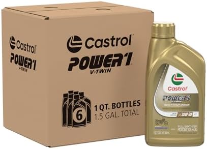 Castrol POWER1 V-Twin 20W-50 (6-pack)