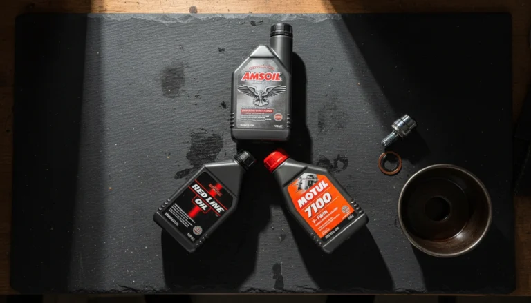 Best 20W50 oil for Harley-Davidson - AMSOIL V-Twin, Red Line, Motul 7100 comparison