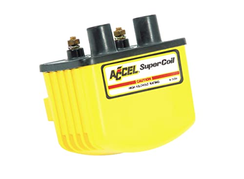 ACCEL 140408 Yellow Super Coil for Harley-Davidson Evolution and Twin Cam