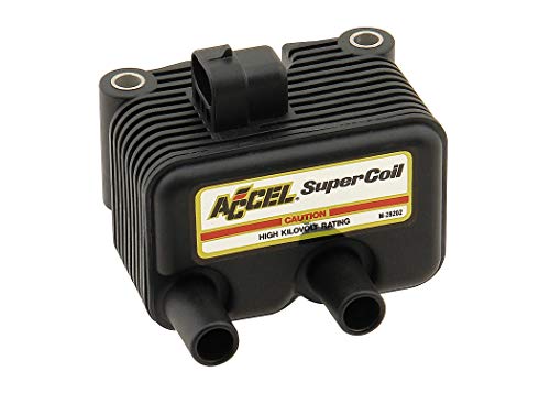 ACCEL 140409 Black Twin Cam Super Coil for Harley-Davidson Twin Cam models
