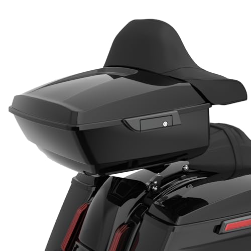 Advanblack King Tour-Pak with Wrap-Around Backrest for Harley Davidson 1997-2023 Touring