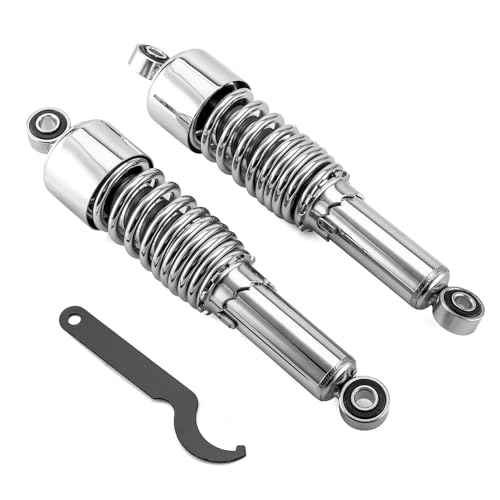 Mofun 13-inch Chrome Rear Shocks Lowering Kit for Harley Touring 1980-2026