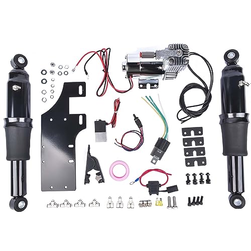 GELUOXI Rear Air Ride Suspension Set for Harley Davidson Touring 1994-2023