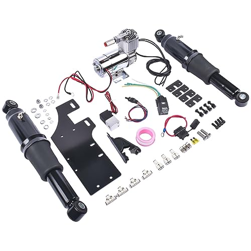 NEWZQ Rear Air Ride Suspension Set for Harley Davidson Touring 1994-2023
