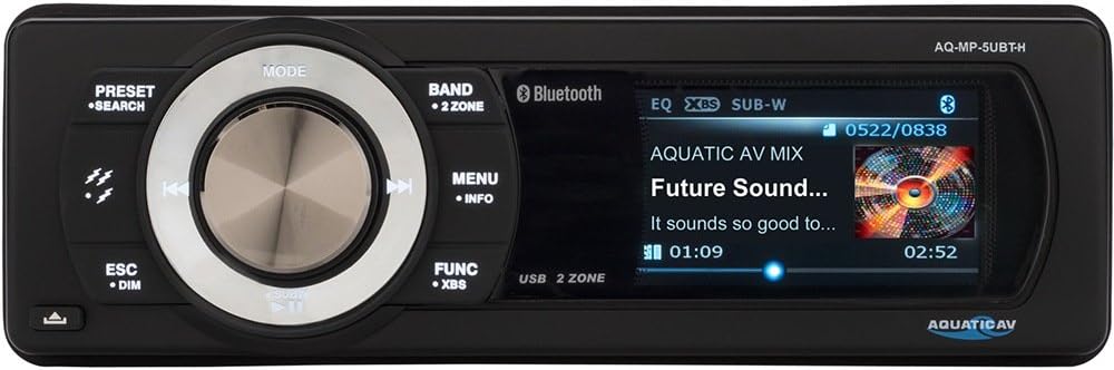 Aquatic AV AQ-MP-5UBT-H Harley Davidson stereo replacement