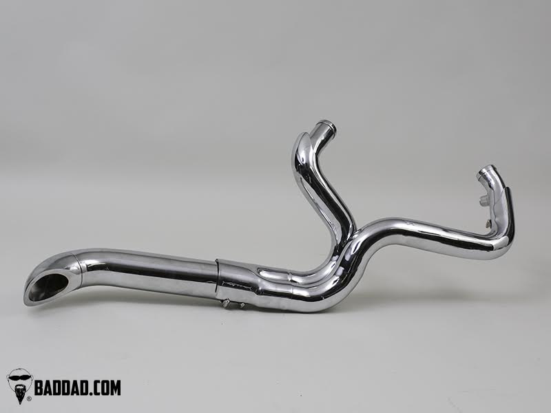 Best 2 Into 1 Exhaust For Harley Bagger 6 Bad Dad Competition Series 2-into-1 exhaust Harley bagger