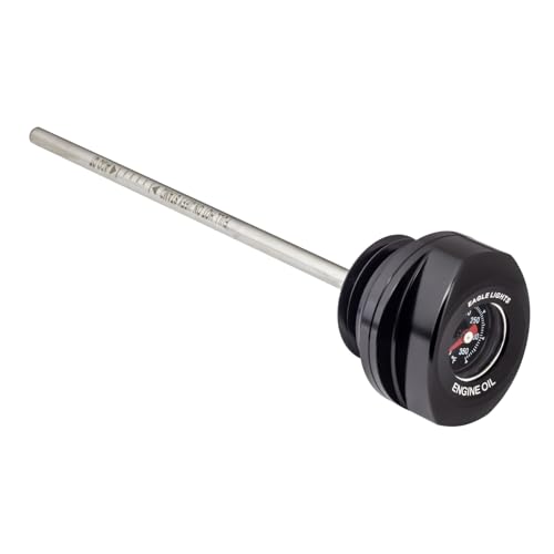 Eagle Lights TEMPSENSE Precision Dipstick with Temperature Gauge for 2017+ Harley Davidson M8 Touring Black