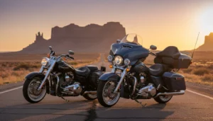 harley softail vs touring