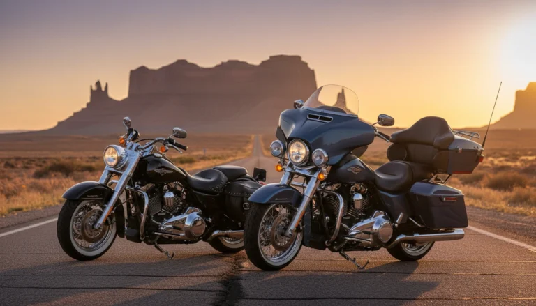 harley softail vs touring