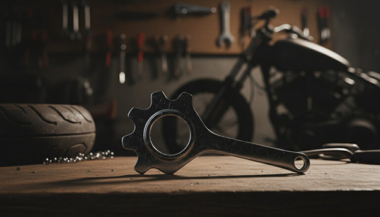 How to adjust rear shocks on a Harley-Davidson Dyna - spanner wrench workshop