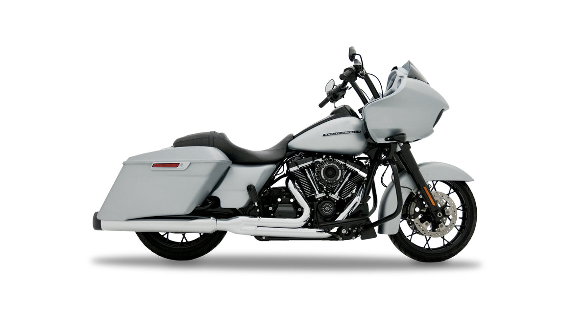 Best 2 Into 1 Exhaust For Harley Bagger 5 Rinehart 2-into-1 exhaust for Harley M8 Touring