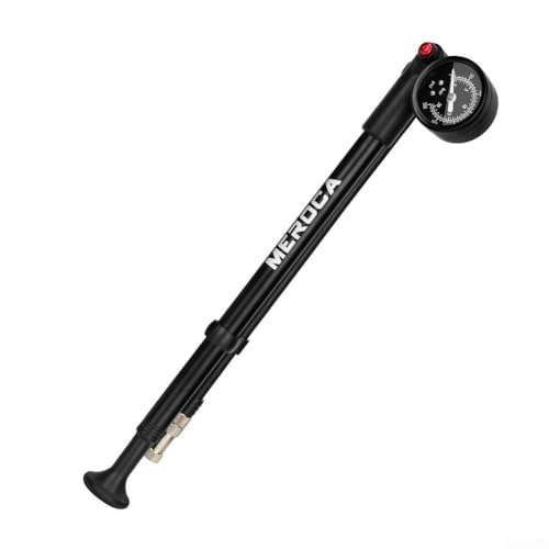 Aluminum Alloy Shock Absorber Air Pump with Gauge