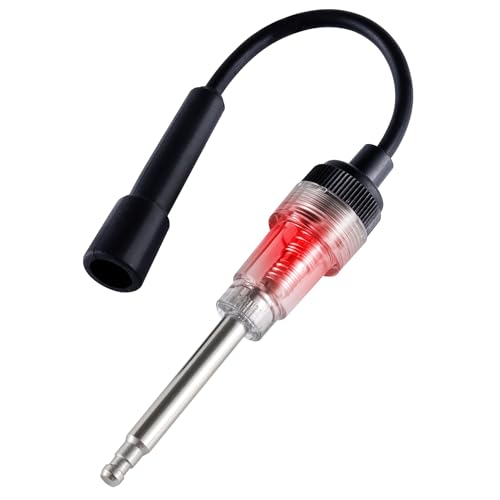 Inline spark tester for motorcycle ignition coil testing