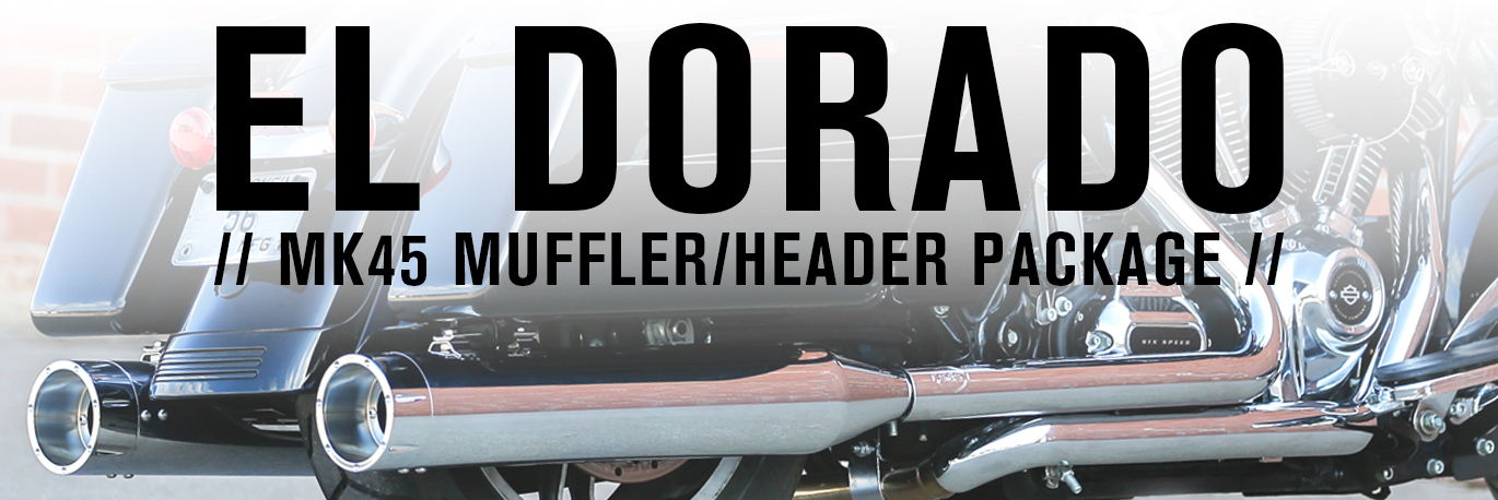 Best 2 Into 1 Exhaust For Harley Bagger 8 S&S Cycle El Dorado exhaust with MK45 mufflers Harley Touring