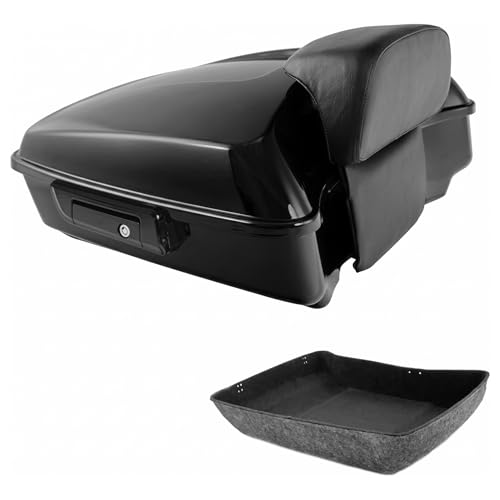 TCMT Chopped Tour-Pak with Backrest for Harley Davidson 2014-2025 Touring