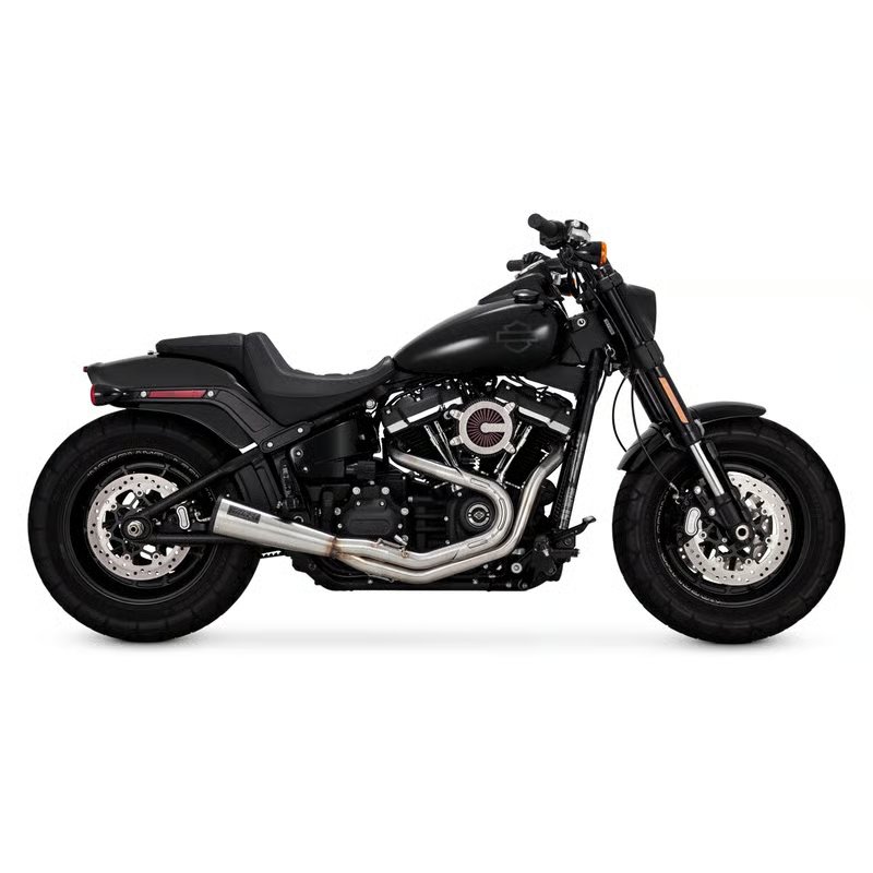 Vance & Hines PCX Stainless 2-Into-1 Upsweep Exhaust For Harley Softail 2018-2022