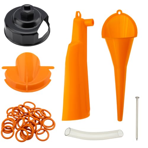 Harley-Davidson oil change kit with primary case oil funnel for Street Glide
