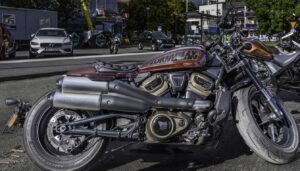 Harley-Davidson Sportster S RH1250S with Revolution Max 1250T engine, right-side profile